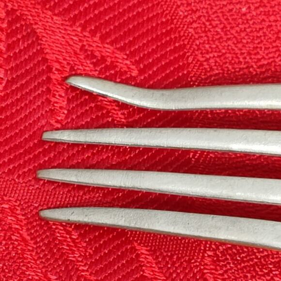 Wm. Rogers German Silver Dinner Fork PAT July 9,12 Ornate Flowers - Picture 9 of 9